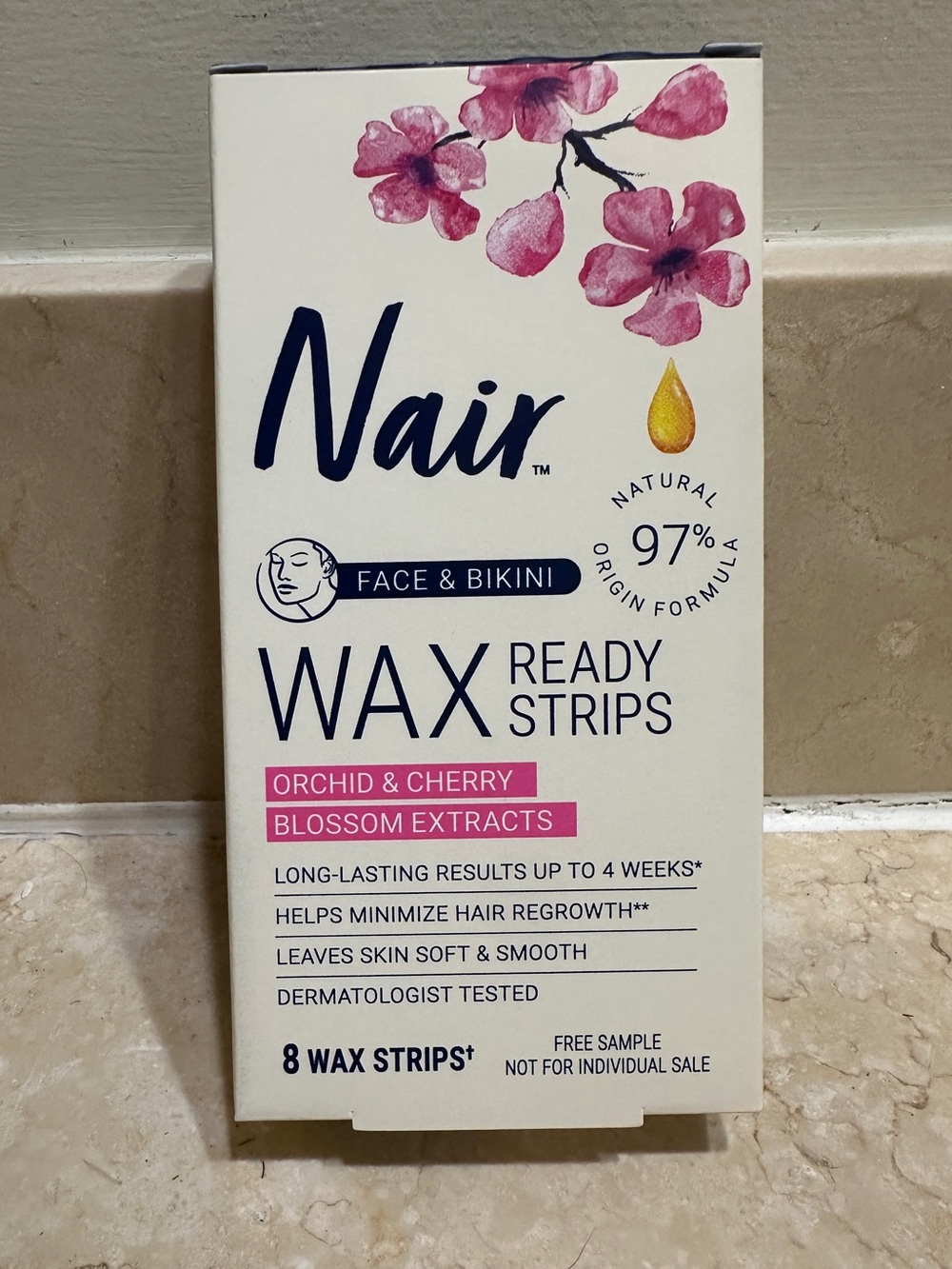 ⭐️5 for $10 Nair Orchid & Cherry Blossom Wax Ready Strips